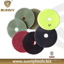 Professional Dry and Wet Diamond Granite Angle Grinder Polishing Pads